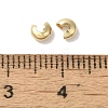 Brass Crimp Bead Cover KK-K383-07C-G-3