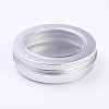 Round Aluminium Tin Cans CON-WH0010-01-100ml-1