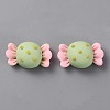 Opaque Resin Imitation Food Cabochons RESI-WH0036-102-1