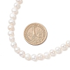 Natural Cultured Freshwater Pearl Two Sides Polished Beaded Necklaces for Women NJEW-JN05334-01-4