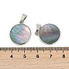 Natural Paua Shell Pendants SSHEL-M024-02A-3