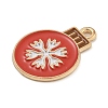 Christmas Theme Alloy Enamel Pendants ENAM-Z019-01I-2