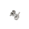 304 Stainless Steel Cup Pearl Peg Bails Pin Pendants STAS-L300-004A-P-2