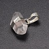 Natural Quartz Crystal Nuggets Pendants G-F157-10B-2