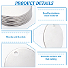 304 Stainless Steel Charms STAS-PH0006-04A-5