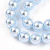 Baking Paint Pearlized Glass Pearl Bead Strands HY-N002-5mm-A05-4