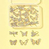 20Pcs 6 Styles Alloy with Rhinestone Pendant FIND-FS0004-28-8