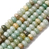 Natural Flower Amazonite Beads Strands G-P587-D08-02-2