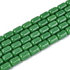 Opaque Glass Beads Strands GLAA-T028-14P-04-1
