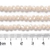 Electroplate Opaque Glass Beads Strands EGLA-A035-P4mm-A05-4