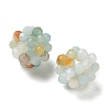 Natural Flower Amazonite Woven Beads GG-CBA2E9C-F24-01-2