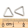 Non-Tarnish 304 Stainless Steel Triangle Linking Ring STAS-Z048-01B-3