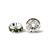 Brass Grade A Rhinestone Spacer Beads RB-A014-Z8mm-07S-2