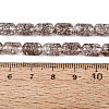 Transparent Crackle Glass Beads Strands GLAA-NH0001-04-A10-2