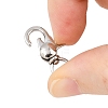 Tarnish Resistant 304 Stainless Steel Swivel Lobster Claw Clasps STAS-R065-10-4