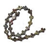 Natural Dragon Blood Beads Strands G-I369-A27-02-3