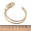304 Stainless Steel Cuff Bangles for Women BJEW-Z150-02G-02-5