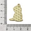 Golden Plated Alloy Enamel Pendants ENAM-L049-02G-03-3