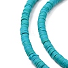 Handmade Polymer Clay Beads Strands LS-CLAY-R089-4mm-Q107-3