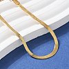 304 Stainless Steel Snake Chain Bracelets for Women Men STAS-S157-36B-G-3