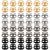 48Pcs 4 Colors Alloy Cord Locks FIND-PH0062-18-1