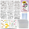 Flower Theme DIY Scrapbooking Tools DIY-TN0001-03-1