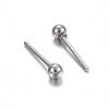 Tarnish Resistant 304 Stainless Steel Stud Earrings EJEW-P161-01P-2