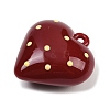 Opaque Acrylic Enamel Pendants OACR-B036-12B-2