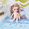   80Pcs 8 Colors Plastic Craft Eyes DOLL-PH0001-48A-7