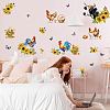 Translucent PVC Self Adhesive Wall Stickers STIC-WH0015-162-3