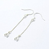 925 Sterling Silver Earring Hooks Findings X-STER-I014-27S-1