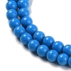Synthetic Turquoise Beads Strands G-U004-02D-4