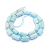 Frosted Natural Amazonite Beads Strands G-L552C-02-3