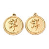 304 Stainless Steel Pendants STAS-P432-01D-G-1