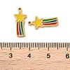 Ion Plating(IP) 304 Stainless Steel Charms STAS-M102-01G-G-3