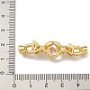 Brass Micro Pave Cubic Zirconia Fold Over Clasps KK-U037-41G-02-3