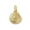 Brass Micro Pave Cubic Zirconia Charms KK-M283-23C-01-1