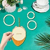 14Pcs 14 Style Wood Hoop Rings Macrame for DIY Craft Making DIY-WH0545-006-4