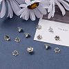 Tibetan Style Alloy Flower Bell Filigree Bead Caps X-TIBEB-O005-02-5
