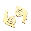 201 Stainless Steel Pendants SA-CBA49C1-06G-2