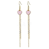 Alloy Enamel Dangle Earrings EJEW-JE06024-1