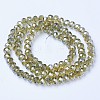 Electroplate Glass Beads Strands EGLA-A034-T8mm-A01-2