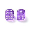 Spray Printed Transparent Acrylic Beads AC-CBA40CF-01D-1