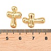 Cross Brass Beads KK-Z146-33G-3