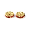 Brass Rhinestone Spacer Beads RB-A014-L12mm-21G-2