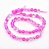 Round Synthetic Moonstone Beads Strands G-M210-8mm-08-2