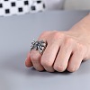 Retro Alloy Open Cuff Open Ring PW-WG4416C-01-4