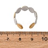 304 Stainless Steel Double Color Cuff Rings RJEW-S635-01GP-Z-3