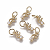 Brass Charms KK-L179-08F-G-1