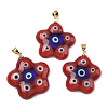 Handmade Lampwork Pendants LAMP-D006-07G-2